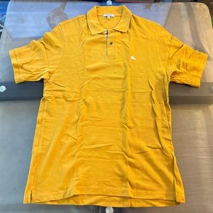 Burberry Polo Mustard Yellow Size L